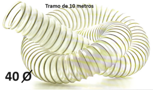 Tubo flexible de aspiración industrial