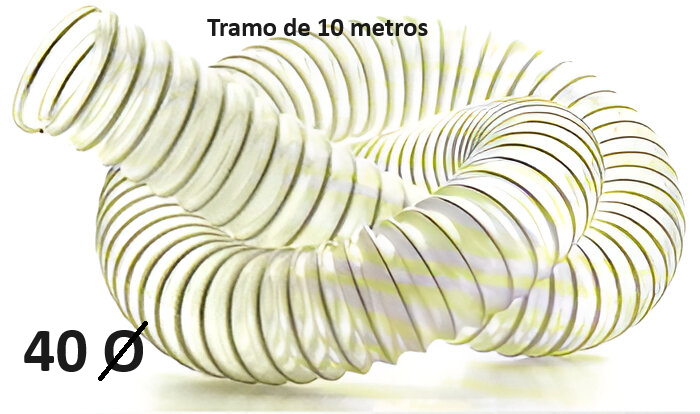 Tubo flexible de aspiración industrial